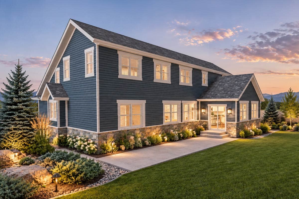 Plan 61773UT: Modern Farmhouse House Plan with 3 Bedrooms and Versatile Bonus Spaces - Image #3 - Farmhouse, Modern Farmhouse, Ranch, Traditional