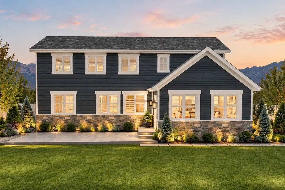 Plan 61773UT: Modern Farmhouse House Plan with 3 Bedrooms and Versatile Bonus Spaces - Image #4 - Farmhouse, Modern Farmhouse, Ranch, Traditional