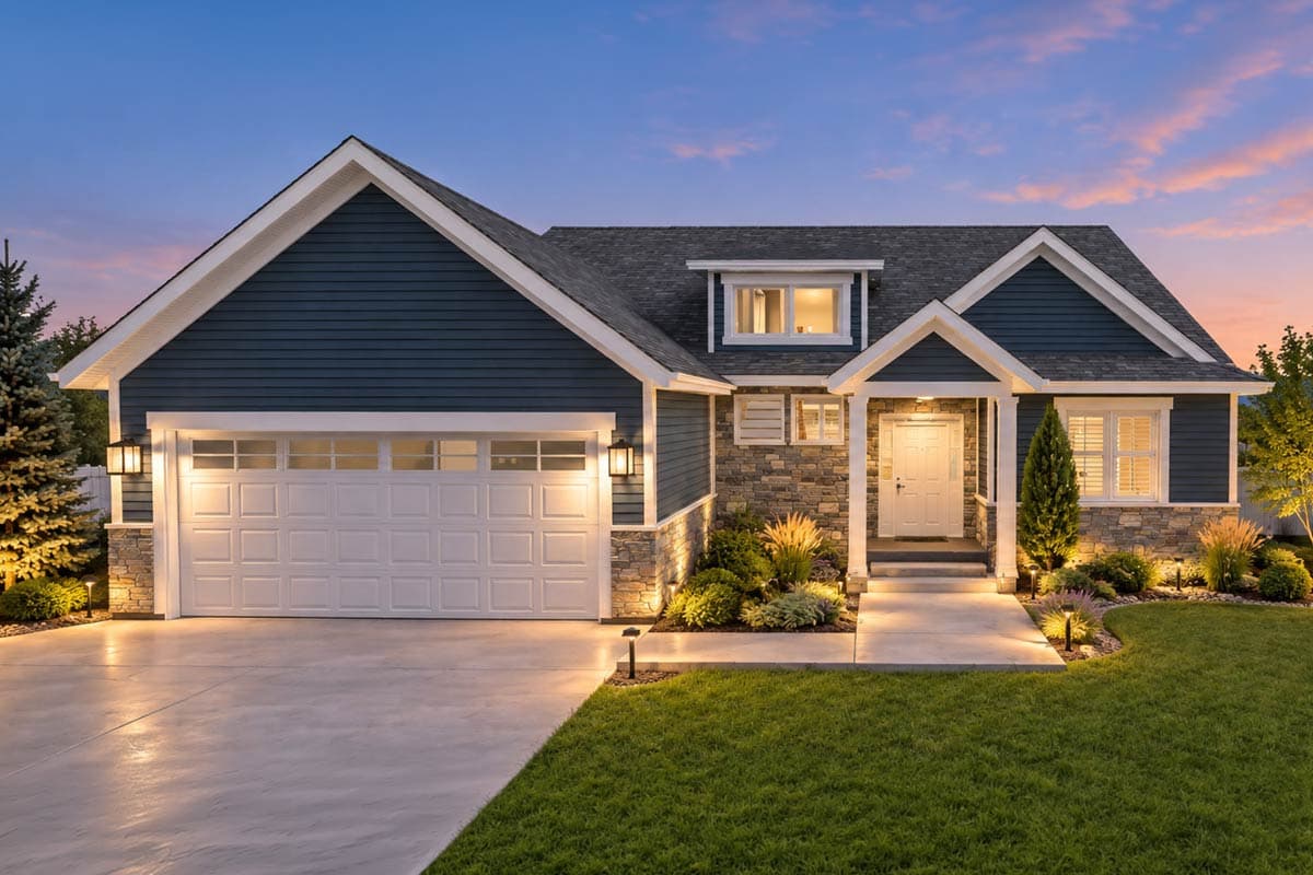 Plan 61773UT: Modern Farmhouse House Plan with 3 Bedrooms and Versatile Bonus Spaces - Image #6 - Farmhouse, Modern Farmhouse, Ranch, Traditional