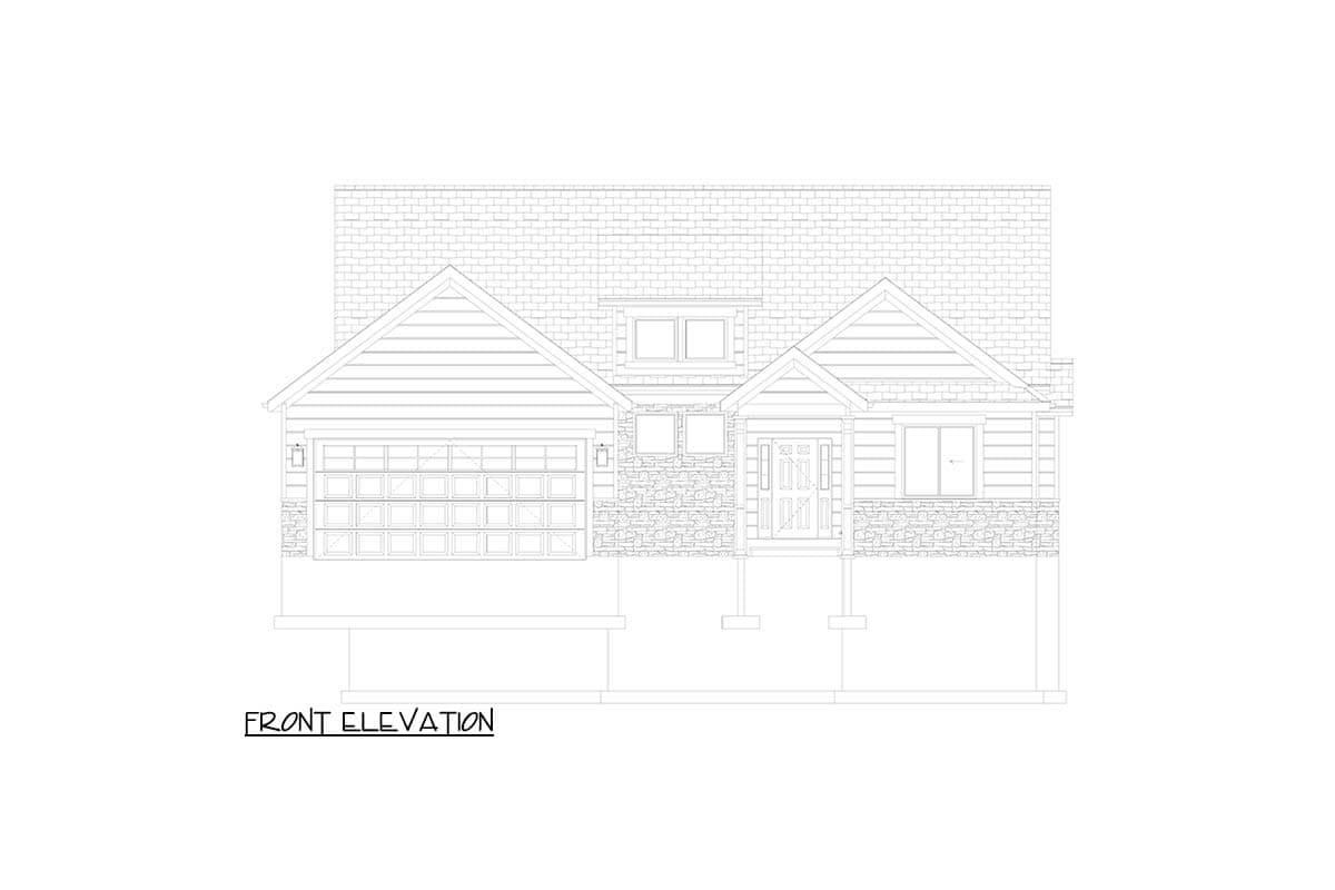 Plan 61773UT: Modern Farmhouse House Plan with 3 Bedrooms and Versatile Bonus Spaces - Image #37 - Farmhouse, Modern Farmhouse, Ranch, Traditional