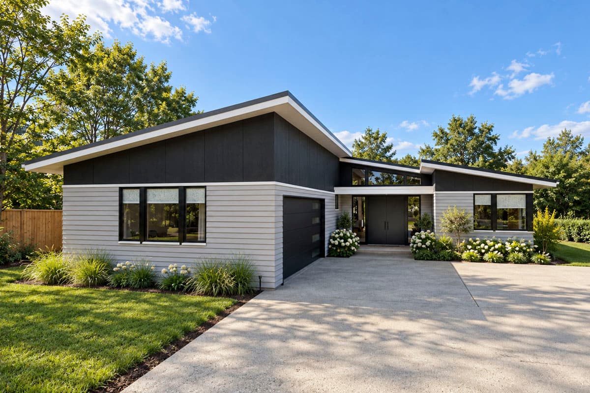 Plan 69927AM: Contemporary Modern House Plan with 3 Bedrooms and Courtyard Entry - Image #2 - Contemporary, Modern