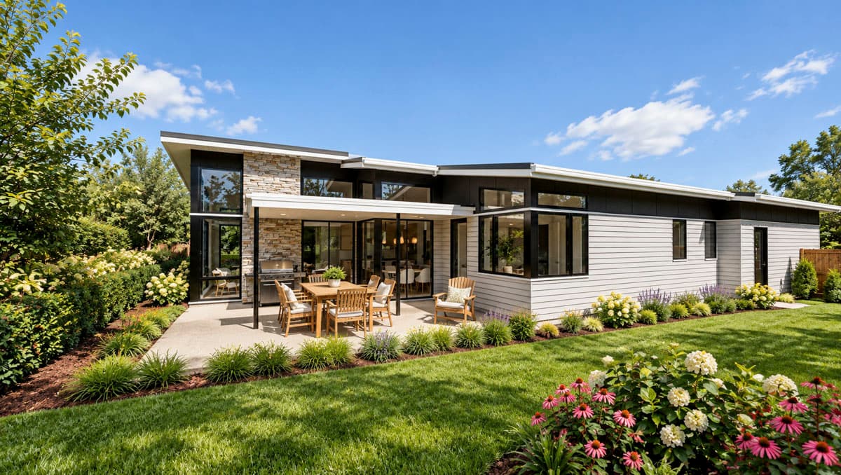 Plan 69927AM: Contemporary Modern House Plan with 3 Bedrooms and Courtyard Entry - Image #3 - Contemporary, Modern