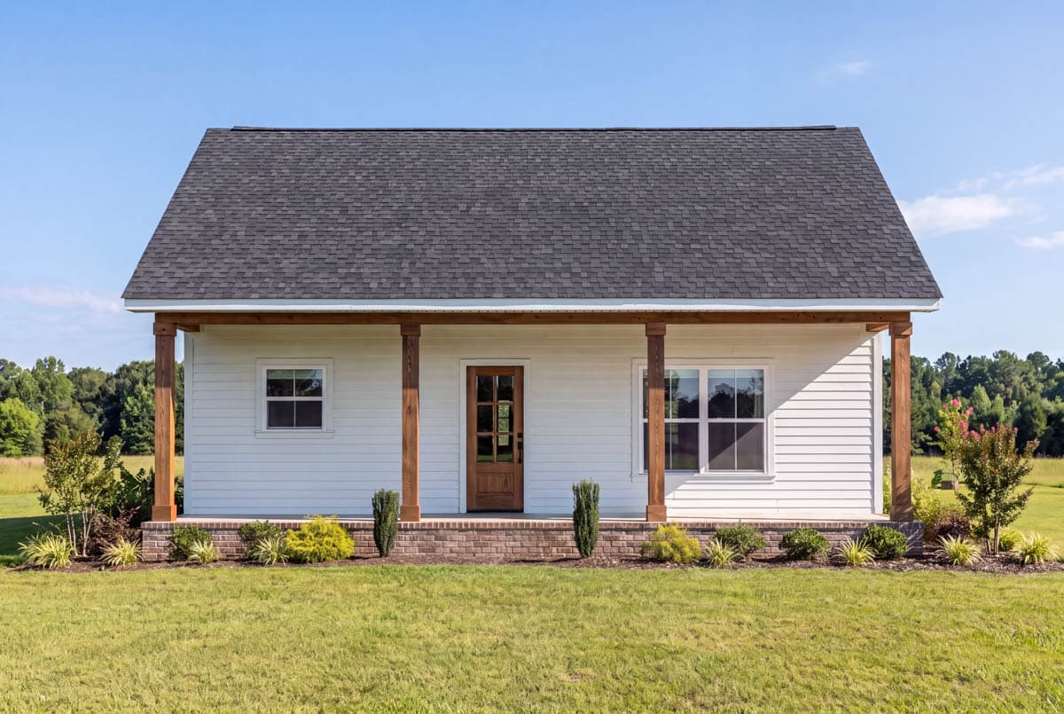 Plan 810067RBT: One-Bedroom ADU Country Farmhouse Plan with Spacious Covered Patio - Image #5 - Country, Farmhouse, Modern Farmhouse, New American