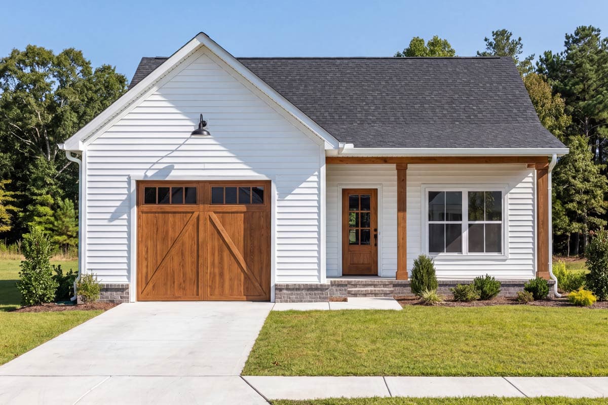 Plan 810067RBT: One-Bedroom ADU Country Farmhouse Plan with Spacious Covered Patio - Image #2 - Country, Farmhouse, Modern Farmhouse, New American