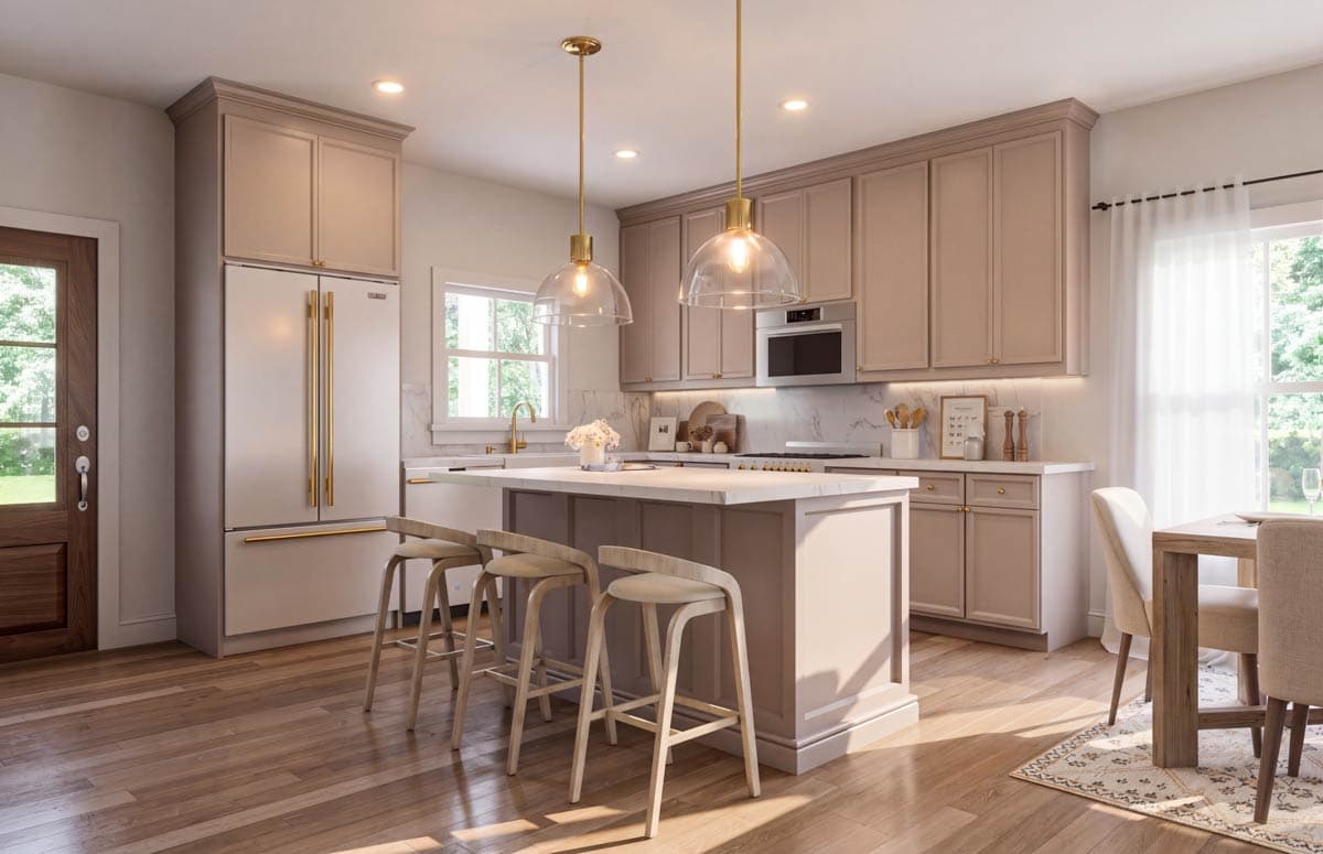 Plan 810067RBT: One-Bedroom ADU Country Farmhouse Plan with Spacious Covered Patio - Image #7 - Country, Farmhouse, Modern Farmhouse, New American