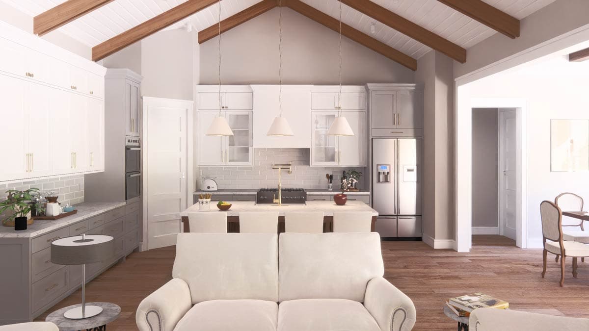 Plan 25457TF: French Country European House Plan with 4 Bedrooms and 3-Car Garage - Image #22 - European, French Country
