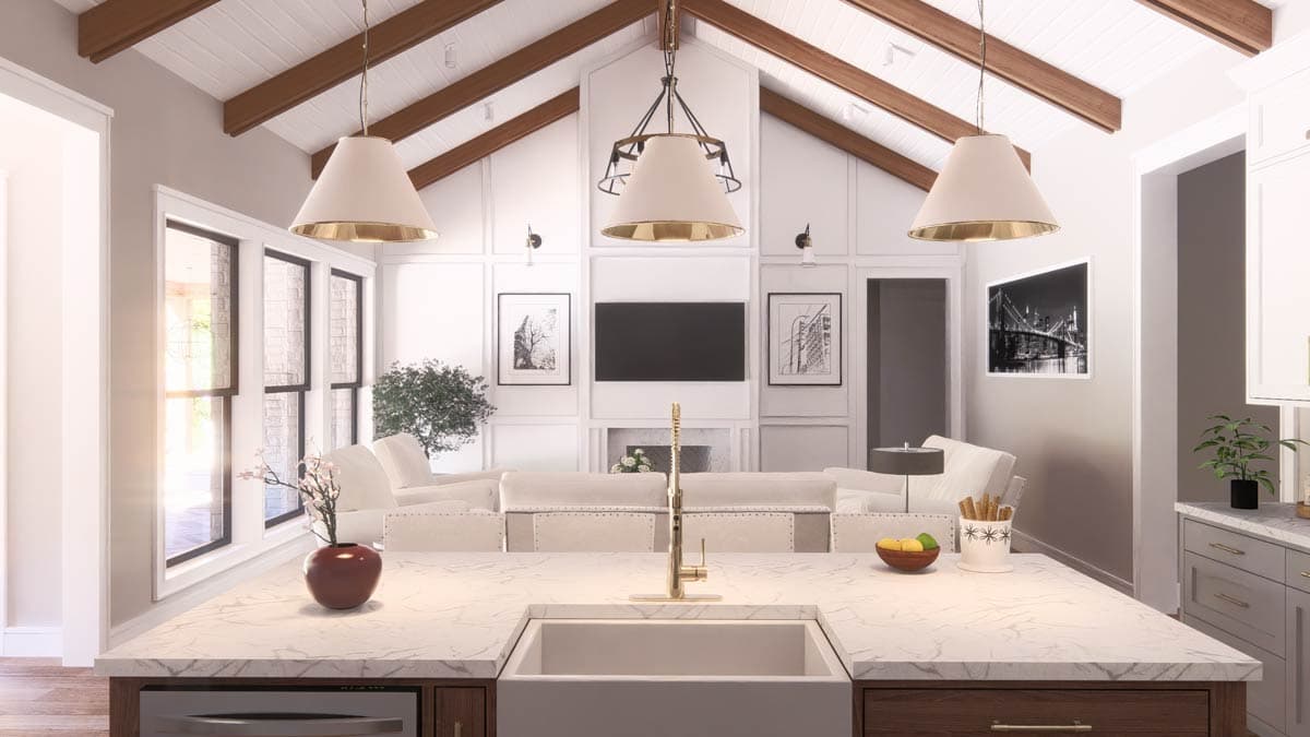 Plan 25457TF: French Country European House Plan with 4 Bedrooms and 3-Car Garage - Image #30 - European, French Country
