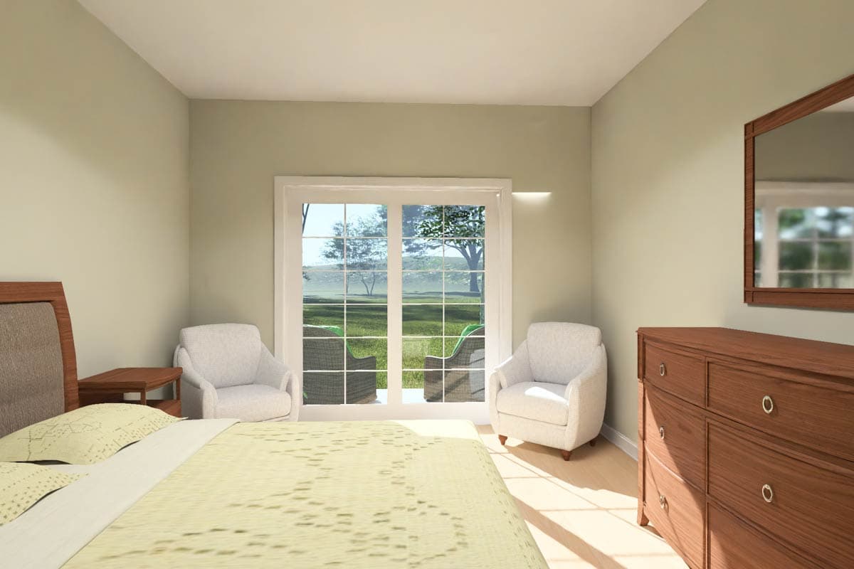Plan 52599WM: Modern Ranch House Plan with 3 Bedrooms and Attached Garage - Image #16 - Modern, Ranch