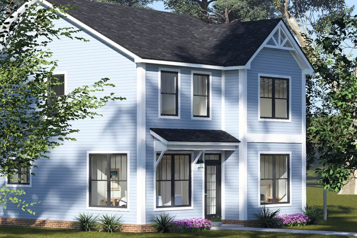 Plan 52600WM: Traditional Five Bedroom House Plan with Main Level Primary Suite - Image #7 - Traditional