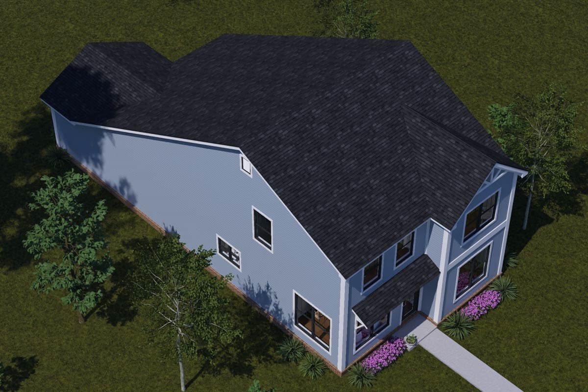 Plan 52600WM: Traditional Five Bedroom House Plan with Main Level Primary Suite - Image #8 - Traditional