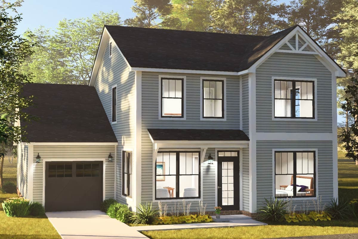 Plan 52601WM: Five-Bedroom Craftsman House Plan Featuring Main Level Primary Suite - Image #3 - Craftsman, Traditional