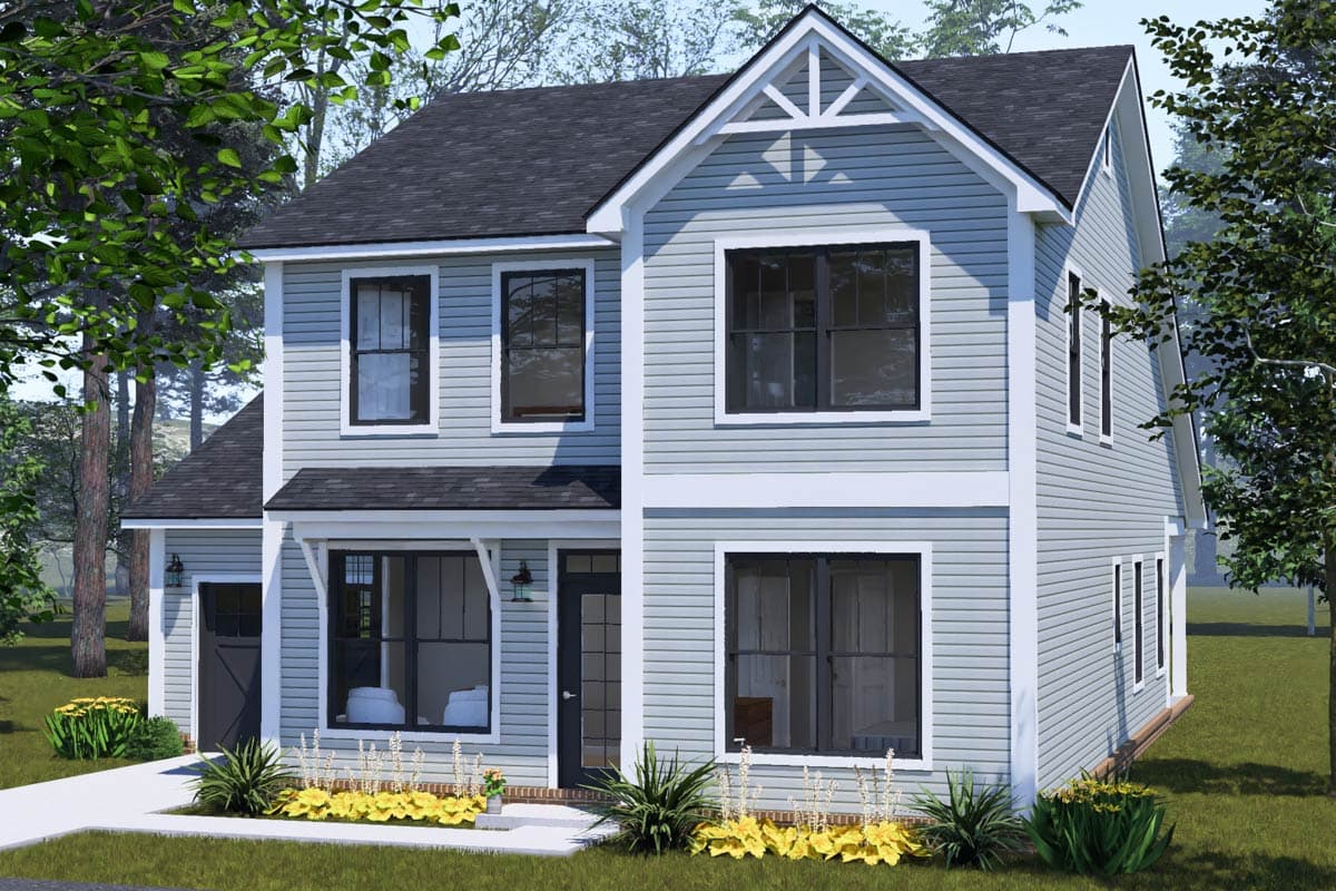 Plan 52601WM: Five-Bedroom Craftsman House Plan Featuring Main Level Primary Suite - Image #4 - Craftsman, Traditional