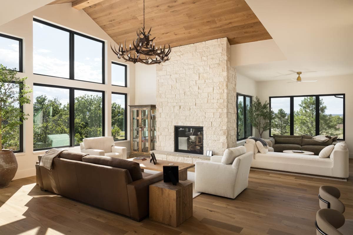 Plan 95396RW: Modern Mountain Ranch House Plan with Three Bedrooms and Wraparound Porch - Image #9 - Modern, Mountain, Ranch