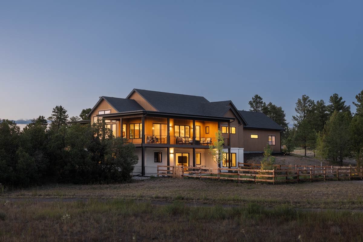 Plan 95396RW: Modern Mountain Ranch House Plan with Three Bedrooms and Wraparound Porch - Image #4 - Modern, Mountain, Ranch