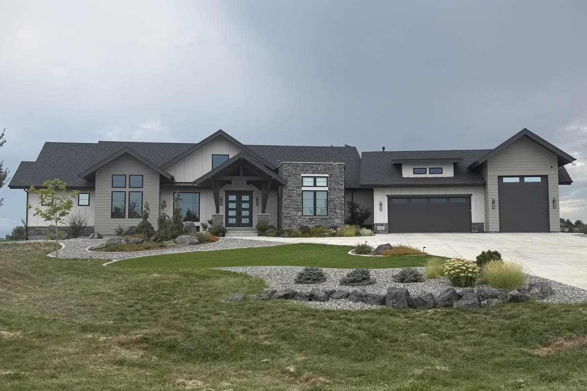 Plan image - 95401RW:Contemporary Mountain House Plan with 3,141 Square Feet and RV Garage