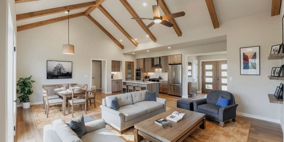 Plan 28955JJ: 3-Bedroom Modern Farmhouse Plan with 2-Car Garage and Optional Bonus Room - Image #5 - Country, Modern Farmhouse, New American, Traditional