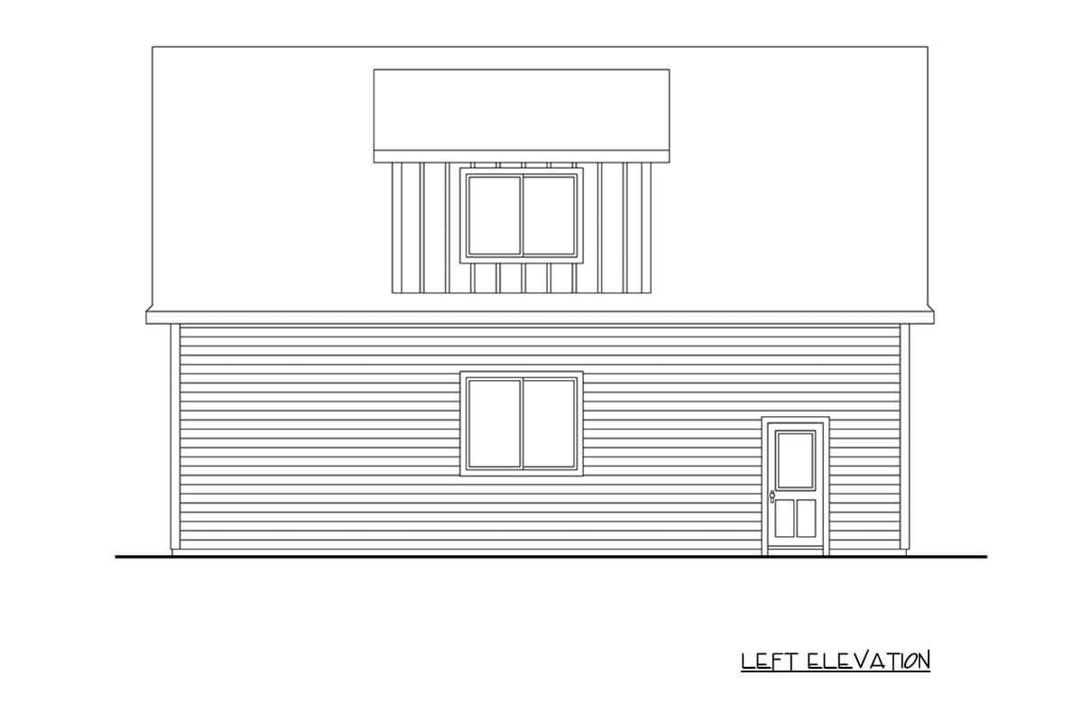 Plan 720202DA: Versatile Farmhouse Detached Garage Plan with Bonus Attic Space - Image #3 - Country, Craftsman, Farmhouse, Traditional