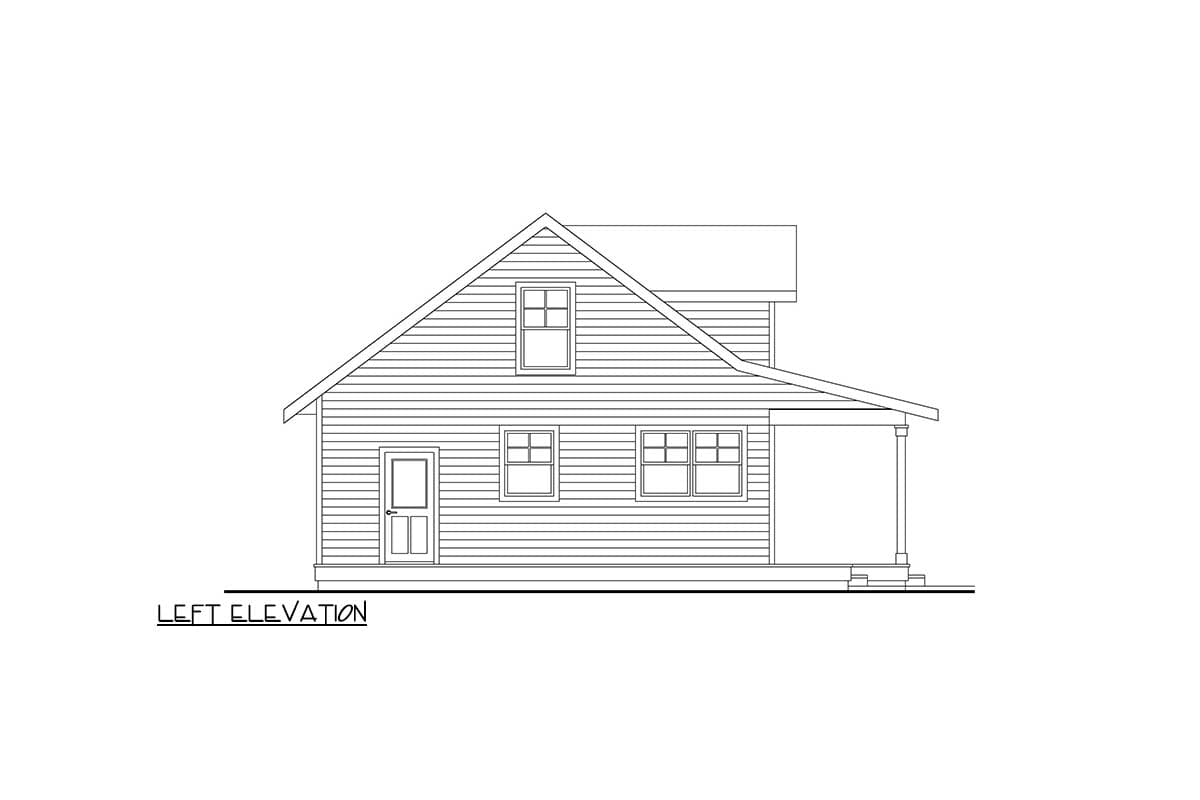 Plan 720204DA: Charming Country House Plan with Three Bedrooms and Detached Garage - Image #3 - Cabin, Cottage, Country, Modern Farmhouse
