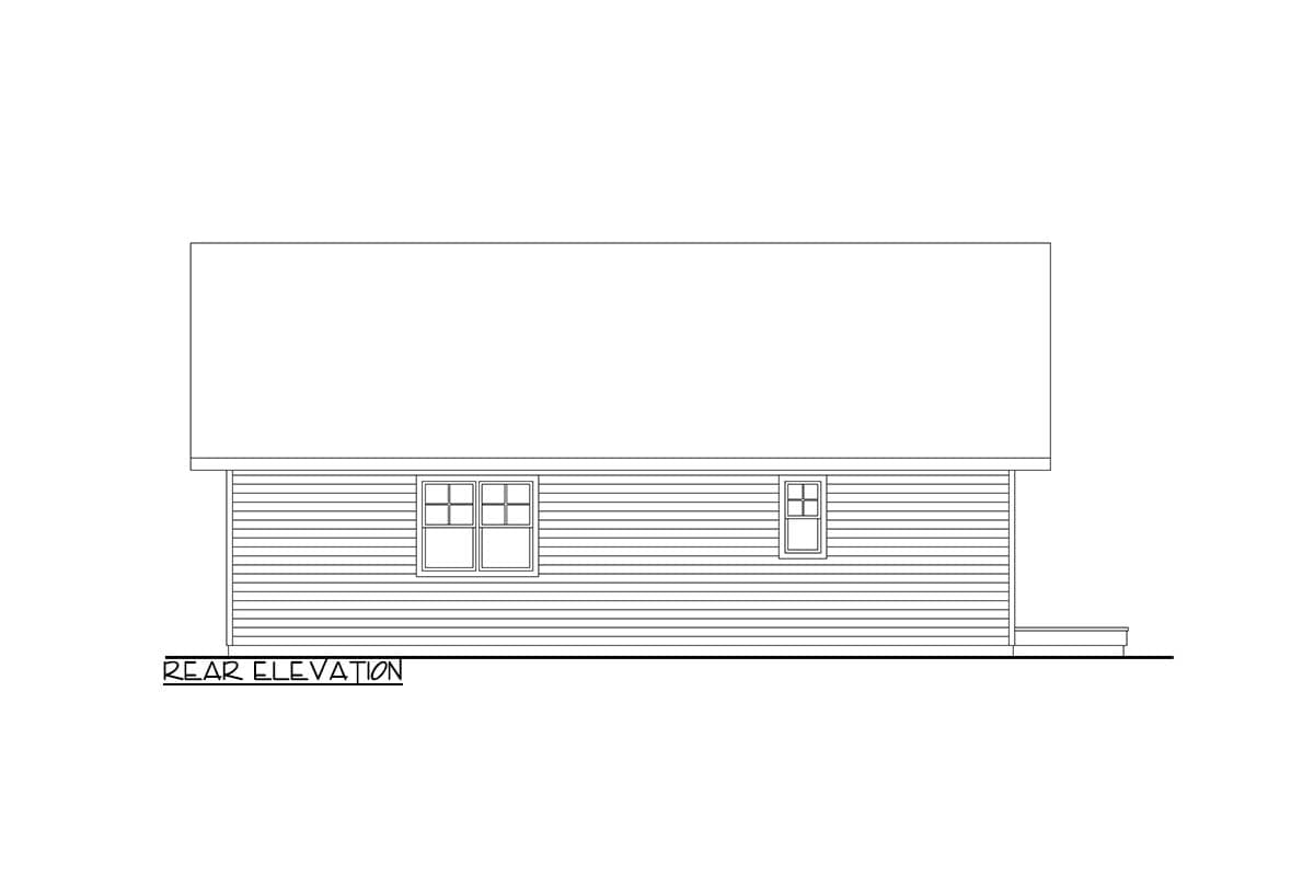Plan 720204DA: Charming Country House Plan with Three Bedrooms and Detached Garage - Image #4 - Cabin, Cottage, Country, Modern Farmhouse