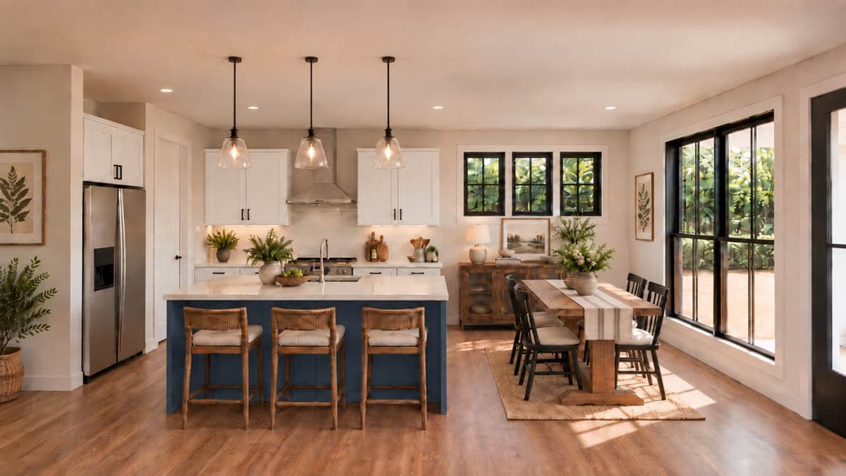 Plan 69935AM: Modern Farmhouse House Plan with 4 Bedrooms and Home Office - Image #3 - Farmhouse, Modern Farmhouse, Traditional