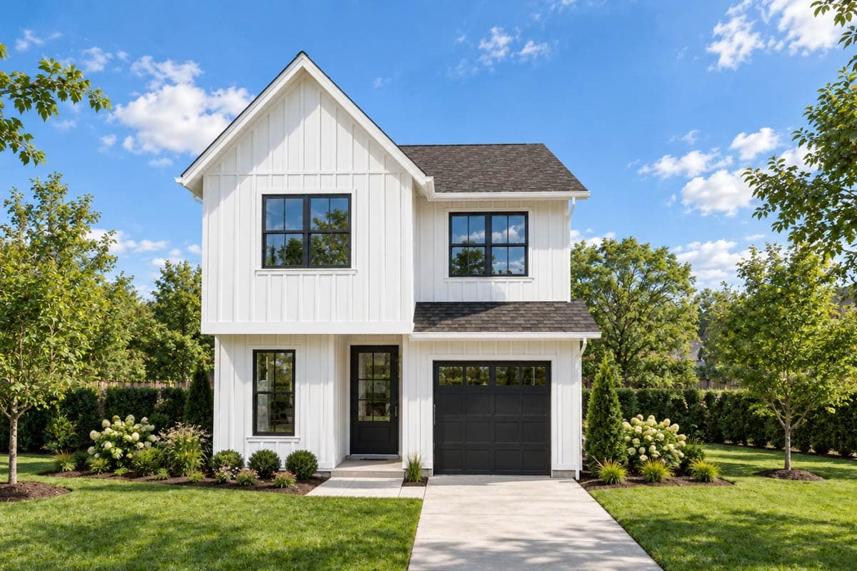 Traditional Program Menu Design Plan 69935AM: Modern Farmhouse House Plan with 4 Bedrooms and Home Office
