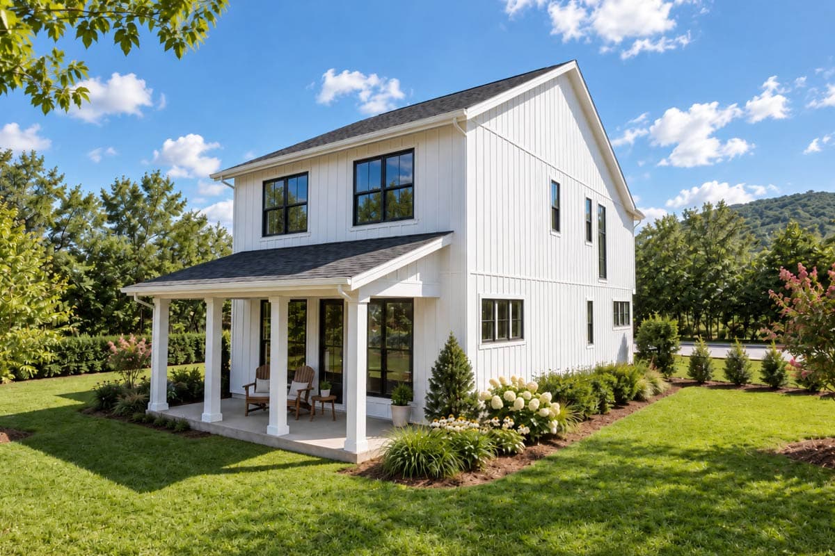 Traditional Program Menu Design Plan 69935AM: Modern Farmhouse House Plan with 4 Bedrooms and Home Office
