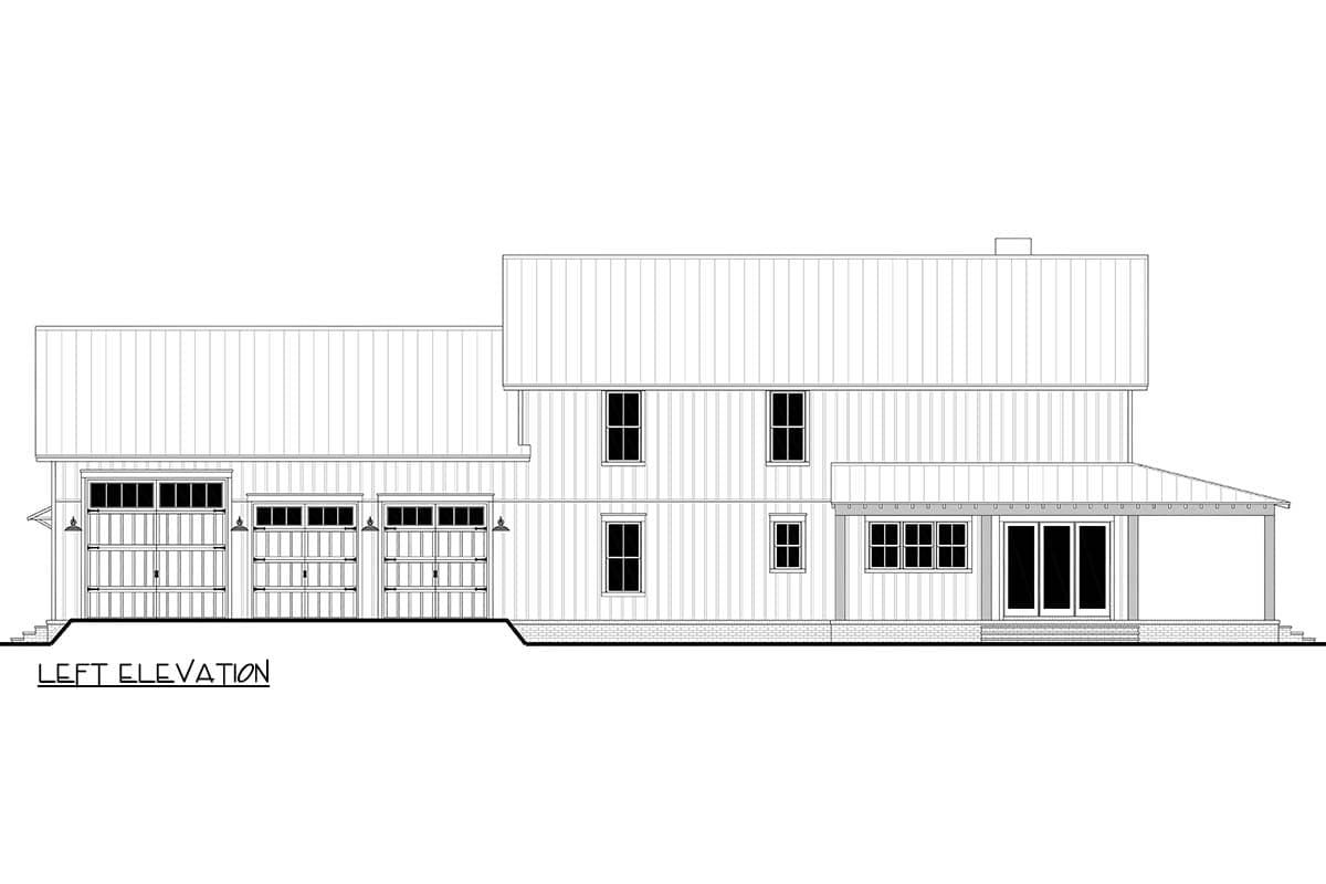 Plan 52062HZ: Modern Farmhouse House Plan with 4-5 Bedrooms and Wraparound Porch - Image #9 - Barndominium, Country, Farmhouse, Modern Farmhouse