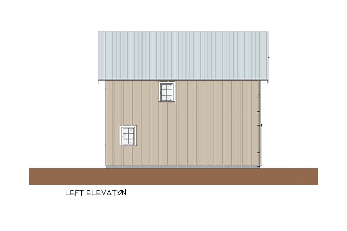 Plan 871042NST: Charming Two-Story Barndominium House Plan with Vaulted Ceilings - Image #7 - Barndominium, Cottage, Farmhouse, Vacation