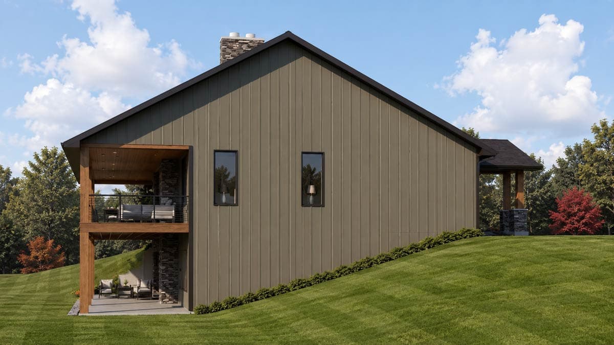 Plan 135480GRA: Modern Craftsman House Plan Featuring Two Bedrooms and Expansive Garage Space - Image #5 - Country, Craftsman, Farmhouse, Mountain, New American, Rustic