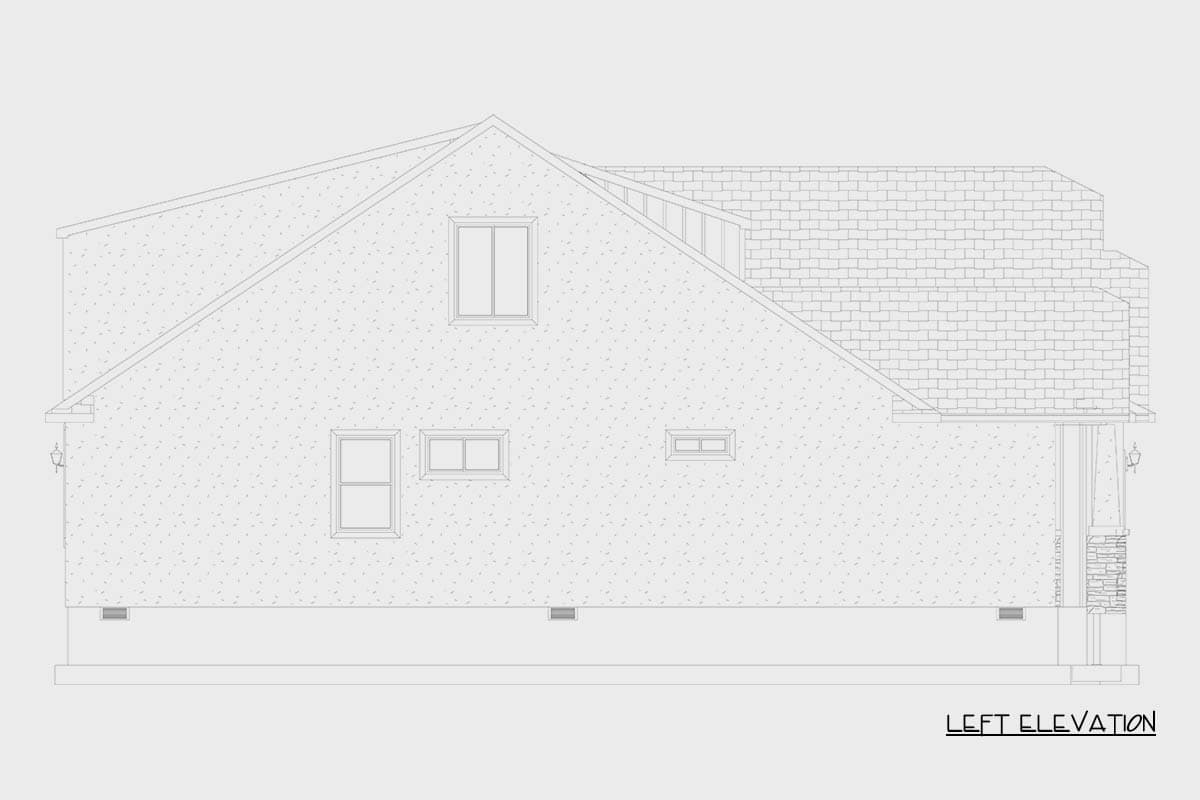 Plan 61775UT: Craftsman  House Plan with Five Bedrooms and Three-Car Garage - Image #21 - Craftsman