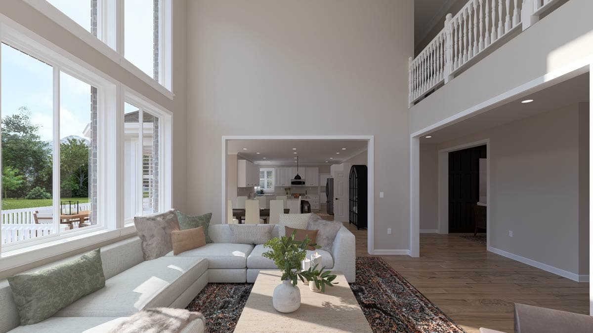 Plan 61776UT: European Traditional House Plan with Four Bedrooms and Three Car Garage - Image #15 - European, Traditional