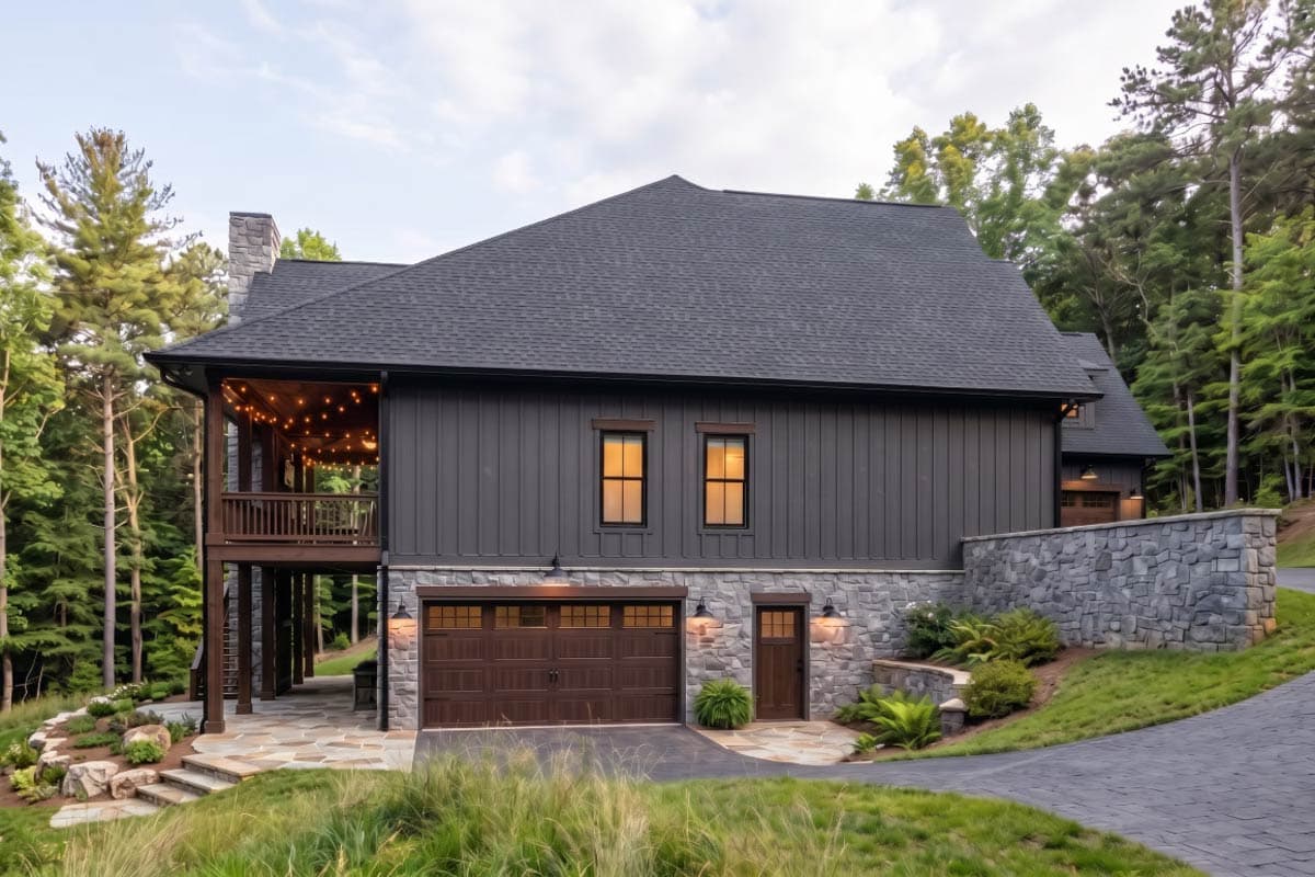 Plan 46543LA: Modern Farmhouse House Plan with 4 Bedrooms and Expansive Outdoor Living - Image #2 - Craftsman, Farmhouse, Modern Farmhouse, Mountain, Transitional