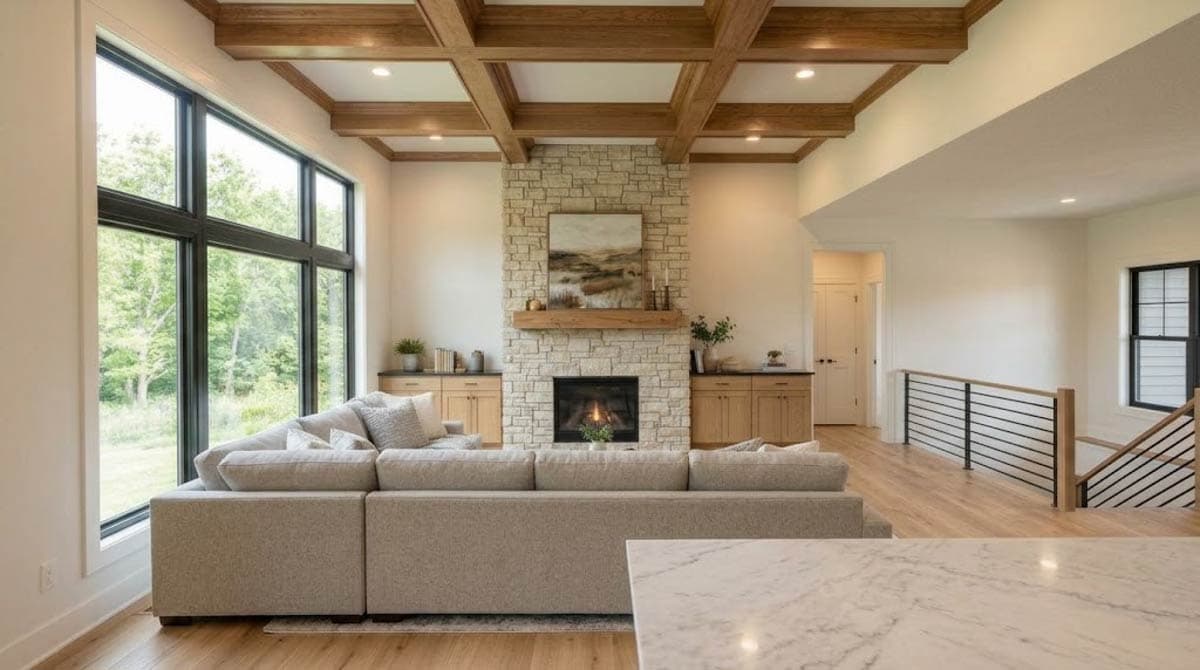 Plan 911084JVD: Modern Farmhouse House Plan with 3 Bedrooms and 3-Car Garage - Image #5 - Contemporary, Craftsman, Farmhouse, Modern Farmhouse, Ranch