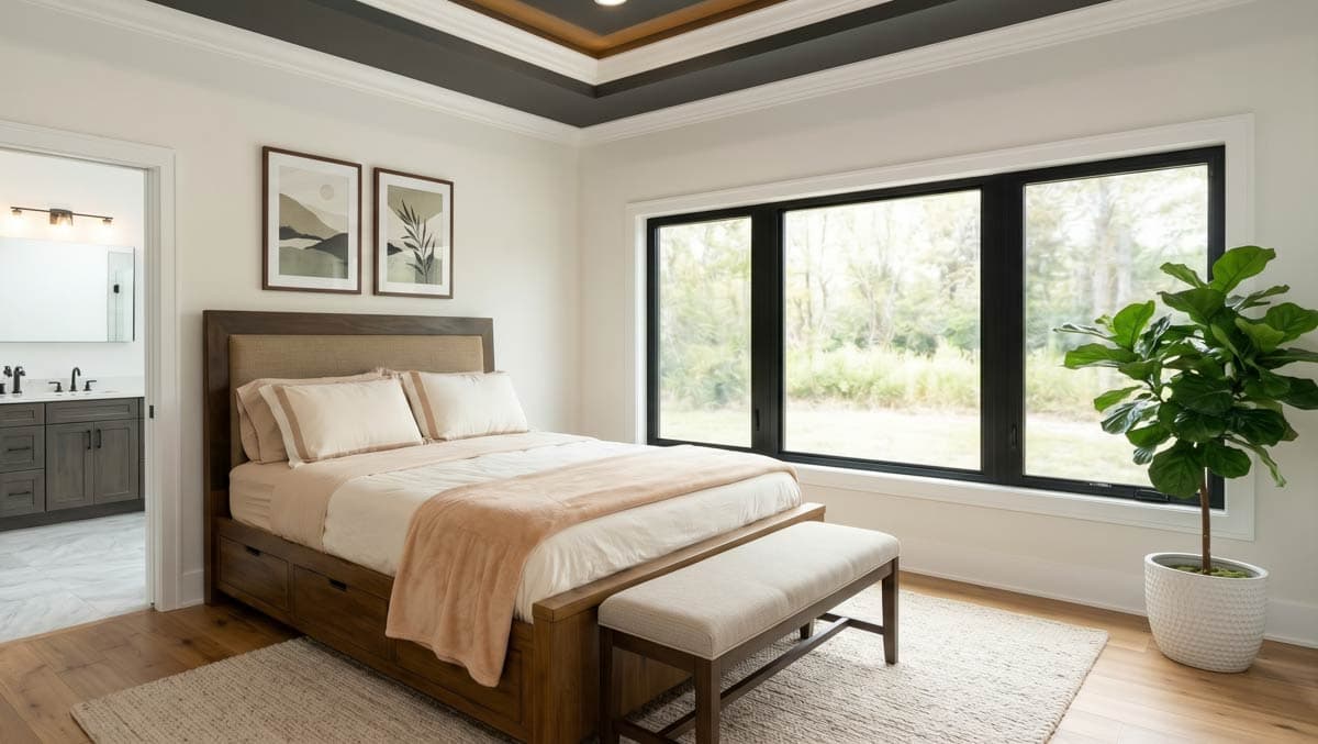 Plan 911084JVD: Modern Farmhouse House Plan with 3 Bedrooms and 3-Car Garage - Image #7 - Contemporary, Craftsman, Farmhouse, Modern Farmhouse, Ranch