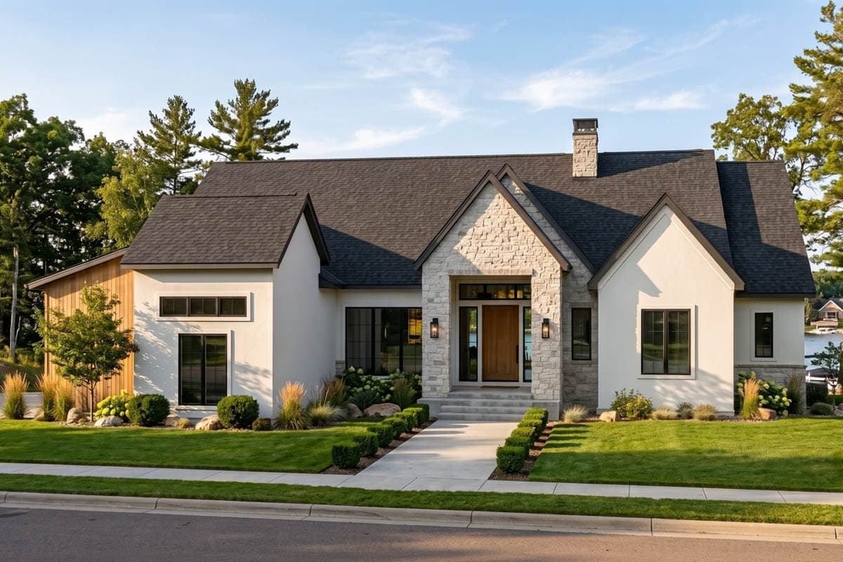 Plan image - 623684DJ:European Style House Plan with 2 Bedrooms and Expansive Wraparound Porch