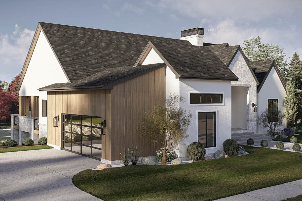 Plan 623684DJ: European Style House Plan with 2 Bedrooms and Expansive Wraparound Porch - Image #4 - European
