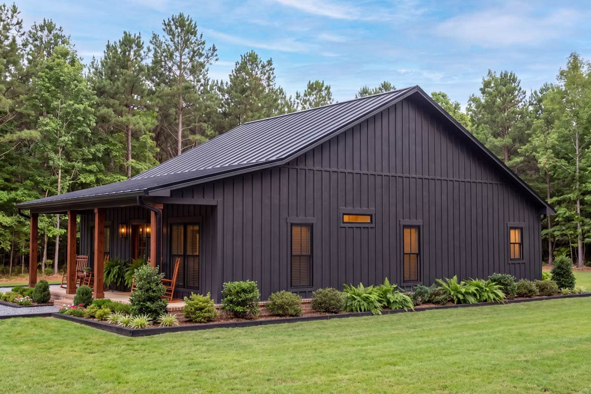 Plan 52063HZ: Charming Three Bedroom Modern Farmhouse House Plan with Attached Carport - Image #7 - Country, Modern Farmhouse, Traditional