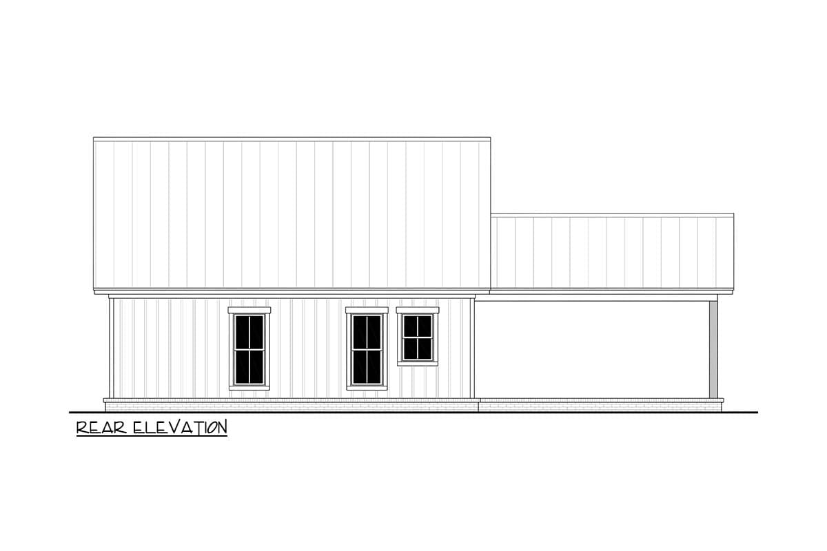 Plan 52063HZ: Charming Three Bedroom Modern Farmhouse House Plan with Attached Carport - Image #10 - Country, Modern Farmhouse, Traditional