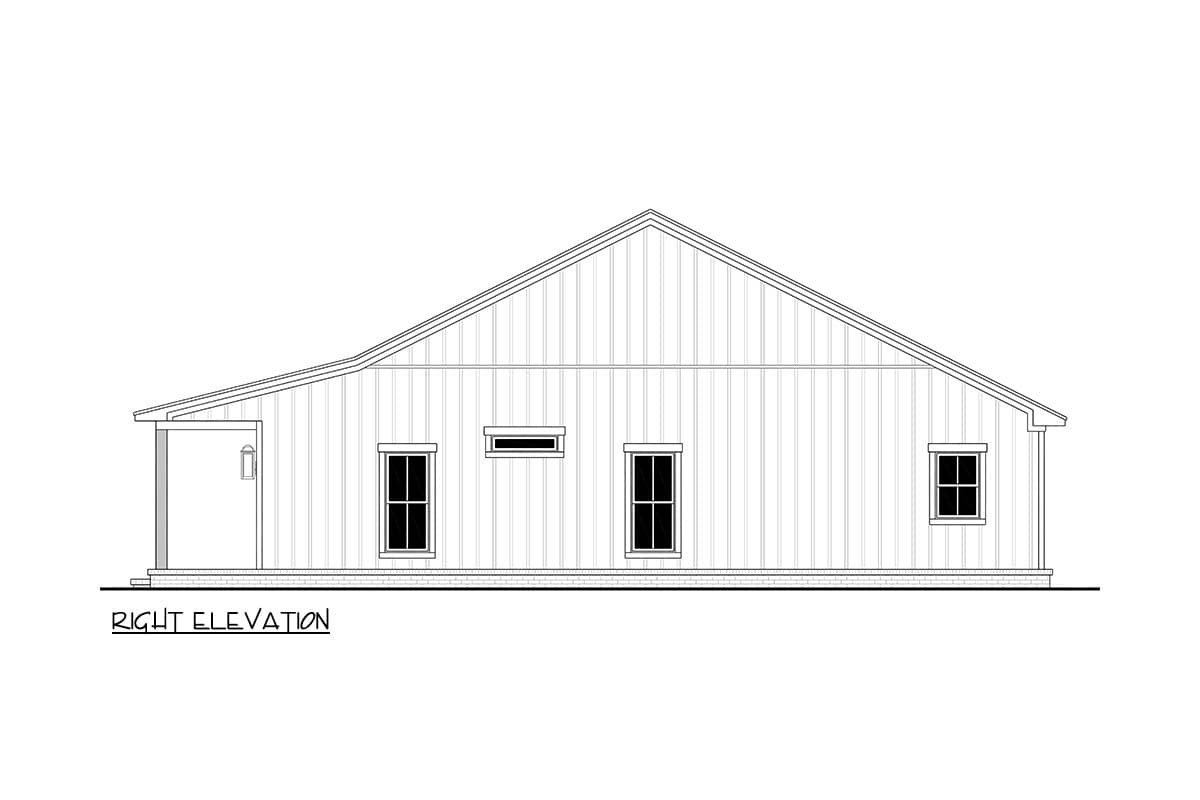 Plan 52063HZ: Charming Three Bedroom Modern Farmhouse House Plan with Attached Carport - Image #11 - Country, Modern Farmhouse, Traditional