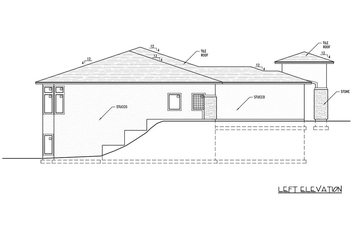 Plan 849185PGE: Mediterranean House Plan with Courtyard, Home Theater, and 5,921 Square Feet - Image #3 - Mediterranean, Southwest, Tuscan