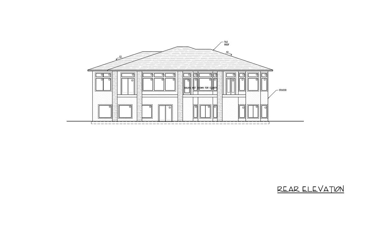 Plan 849185PGE: Mediterranean House Plan with Courtyard, Home Theater, and 5,921 Square Feet - Image #4 - Mediterranean, Southwest, Tuscan
