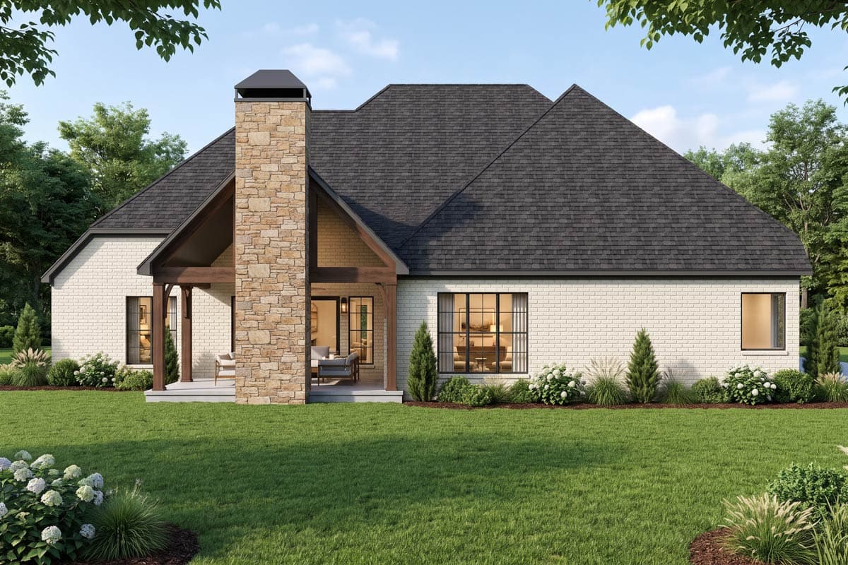 Plan 70987MK: Rustic Mountain Craftsman House Plan with Four Bedrooms and Bonus Room - Image #3 - Craftsman, Mountain, New American, Rustic