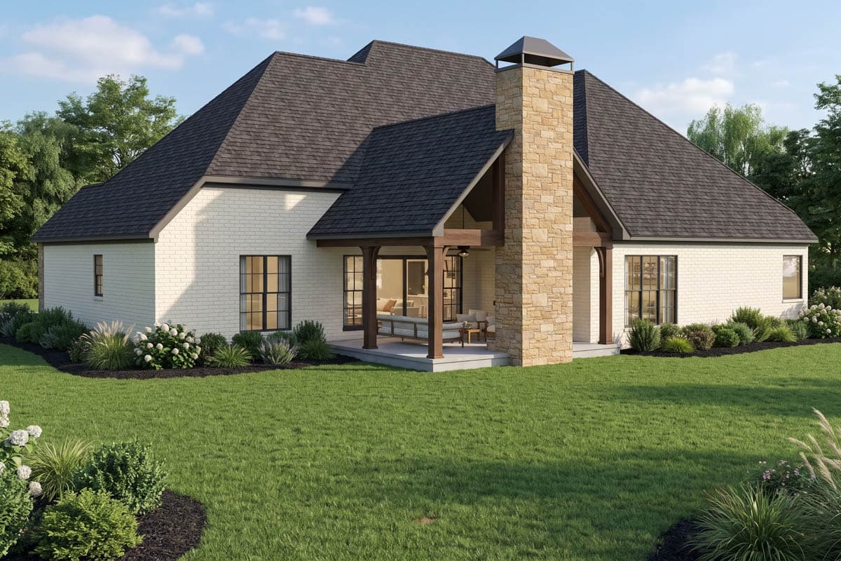 Plan 70987MK: Rustic Mountain Craftsman House Plan with Four Bedrooms and Bonus Room - Image #4 - Craftsman, Mountain, New American, Rustic