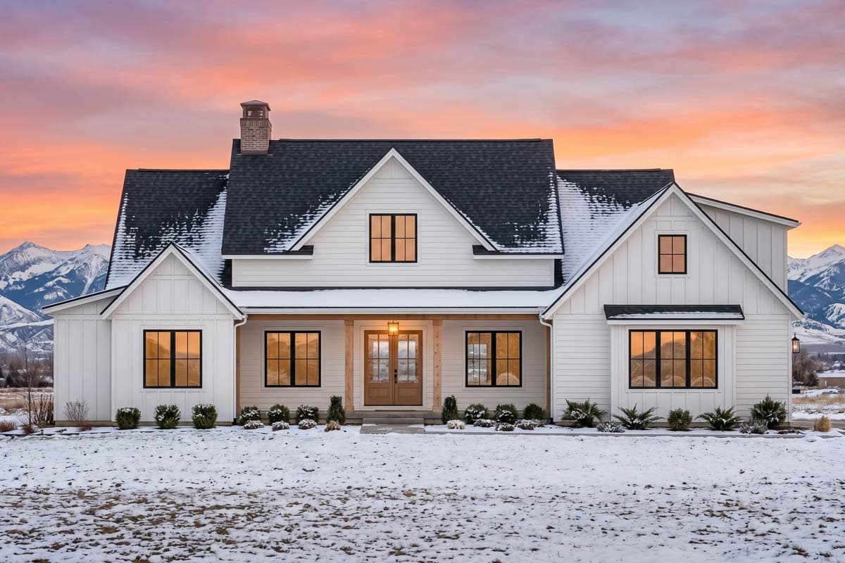 Plan 818227JSS: Modern Farmhouse House Plan with 4 Bedrooms and Split Bedroom Layout - Image #8 - Country, Craftsman, Farmhouse, Modern Farmhouse