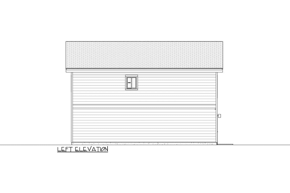 Plan 307757RAD: Charming Two Bedroom Carriage House Plan with Two Car Garage - Image #6 - Carriage, Country, Traditional
