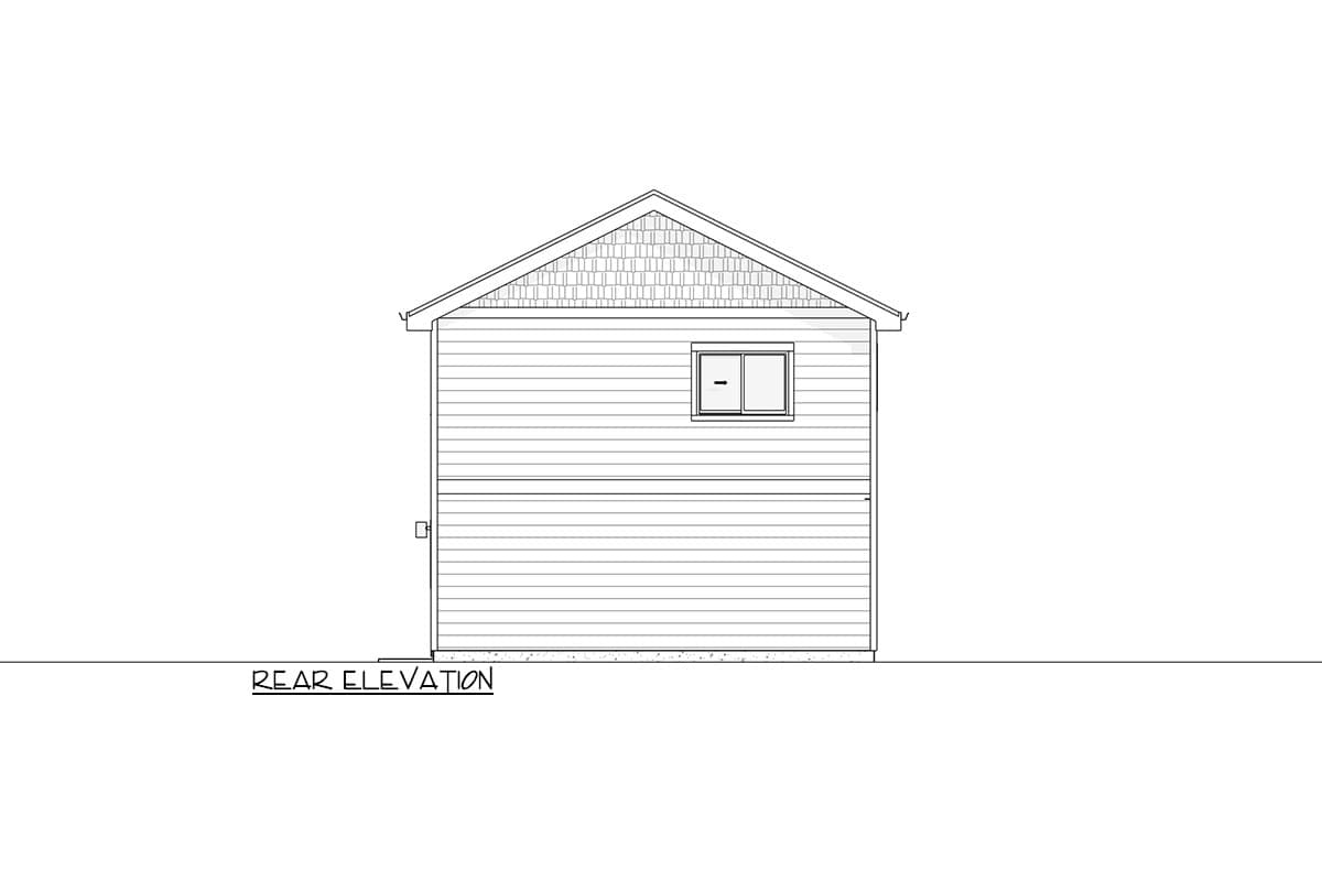 Plan 307757RAD: Charming Two Bedroom Carriage House Plan with Two Car Garage - Image #10 - Carriage, Country, Traditional