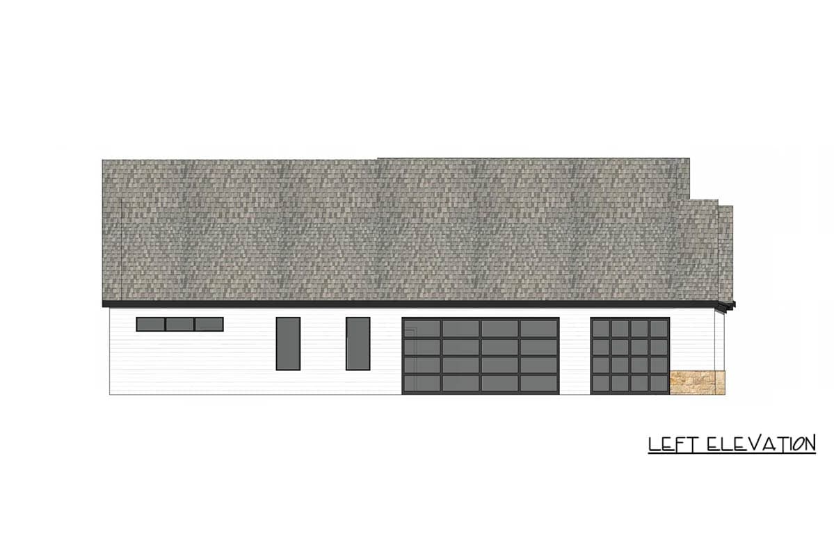 Plan 421056HFC: Modern Hill Country House Plan with 4 Bedrooms and 3-Car Garage - Image #3 - Hill Country, Modern, Modern Farmhouse