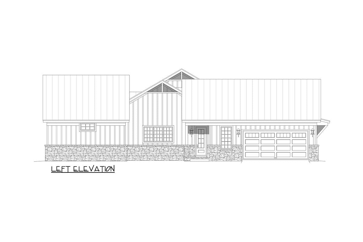 Plan 680727VR: Modern Farmhouse House Plan with Three Bedrooms and Expansive Porch Space - Image #8 - Modern Farmhouse, New American