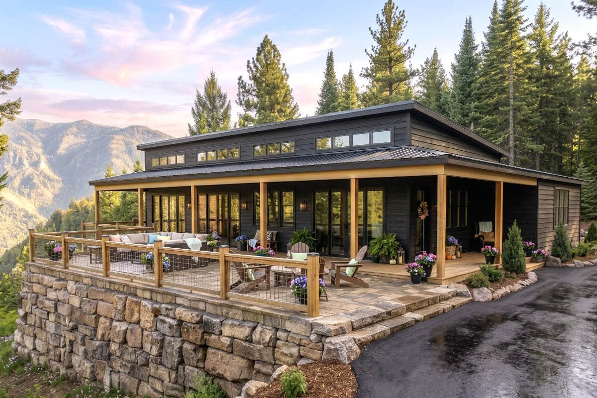 Plan image - 420214WNT:Contemporary Barndominium House Plan with 2 to 3 Bedrooms