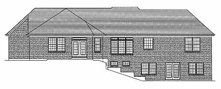 Plan 3955ST: Basement with Bar, Billiards and Theater - Image #4 - Traditional
